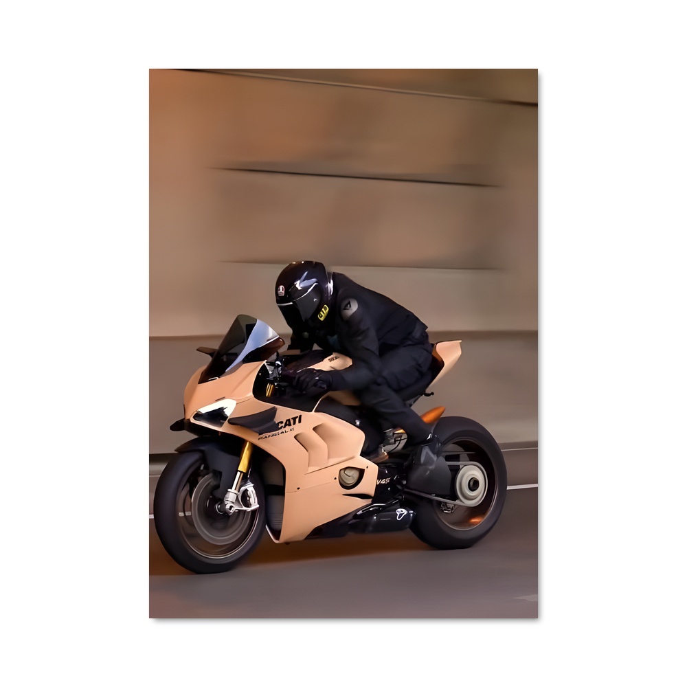 Poster Panigale v4 Éclatant